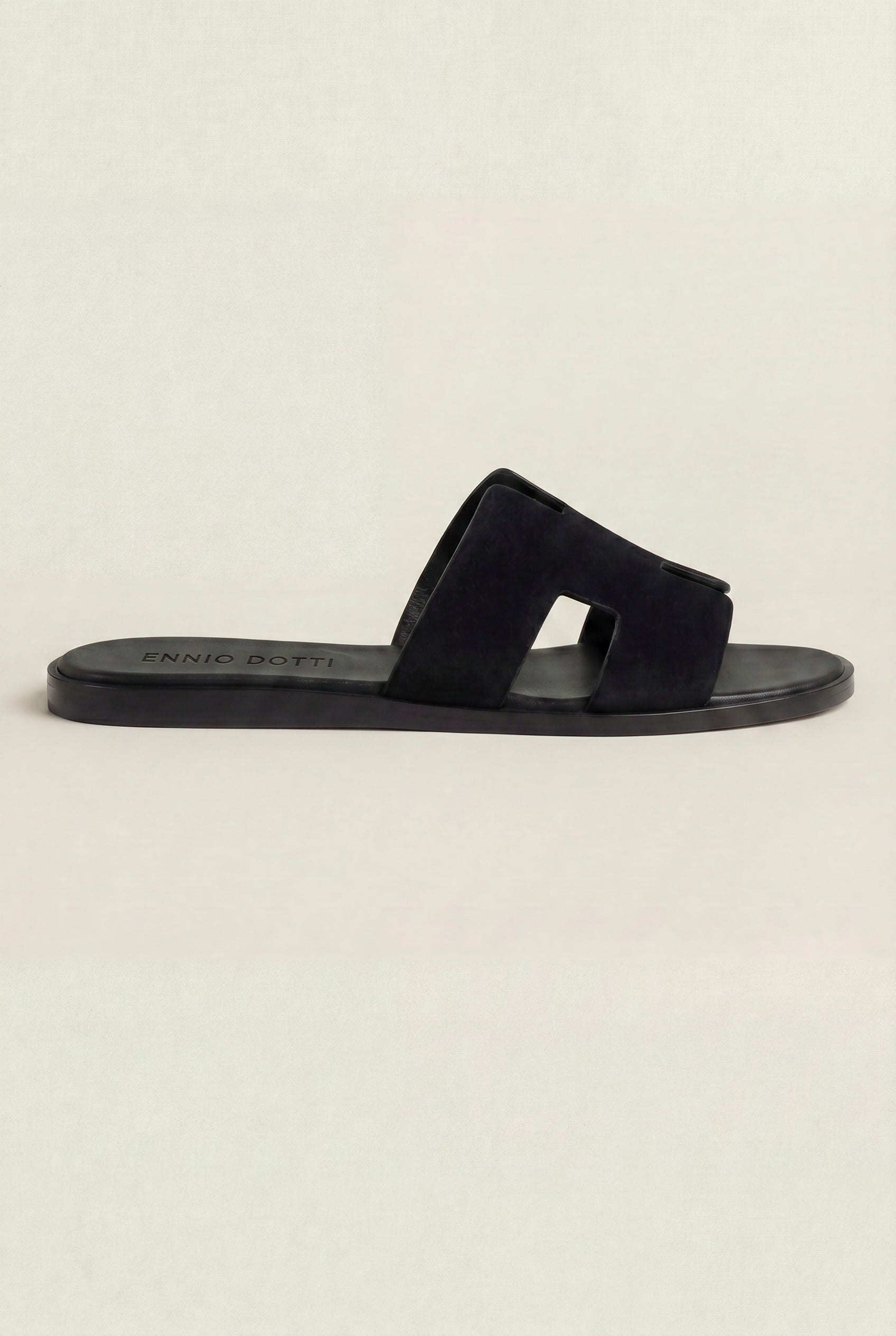 Matera Suede Sandal Black