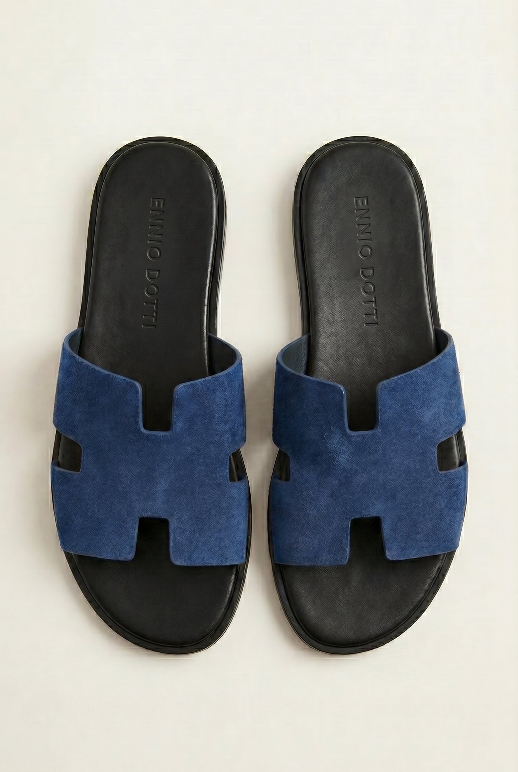 Matera Suede Sandal Navy