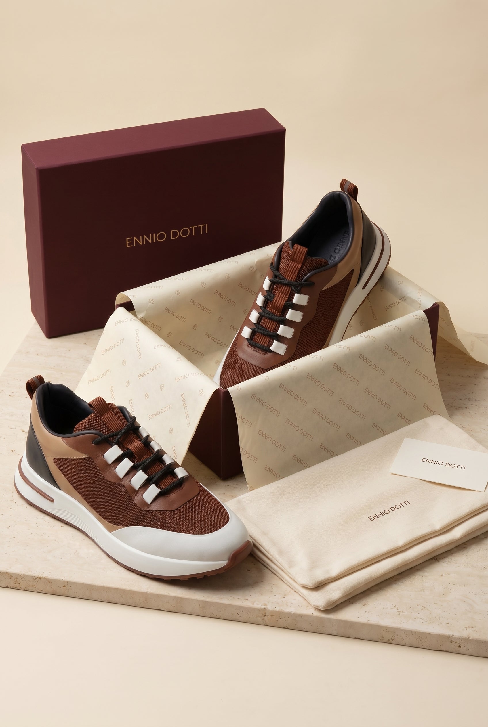 Maretti Sneaker Terracotta Brown