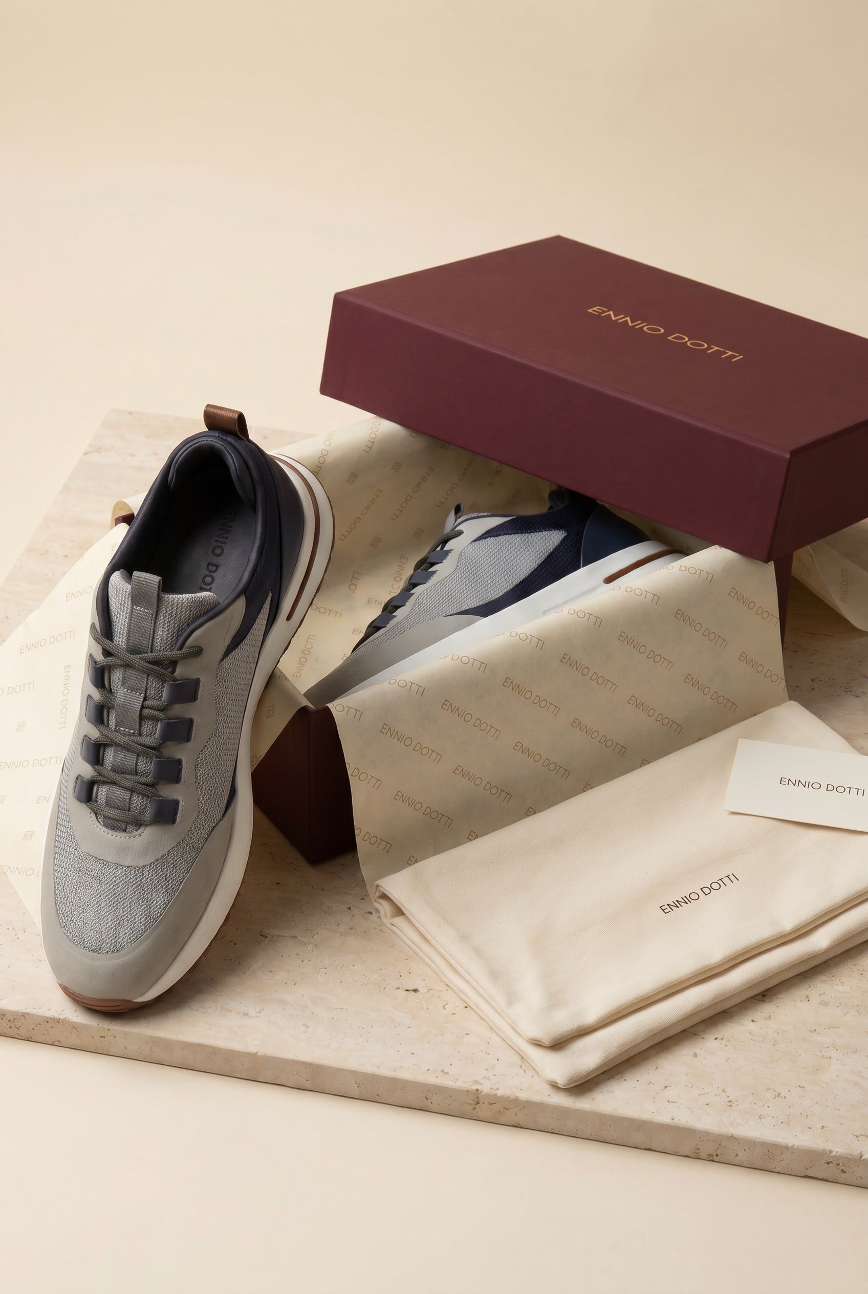Maretti Sneaker Navy Grey