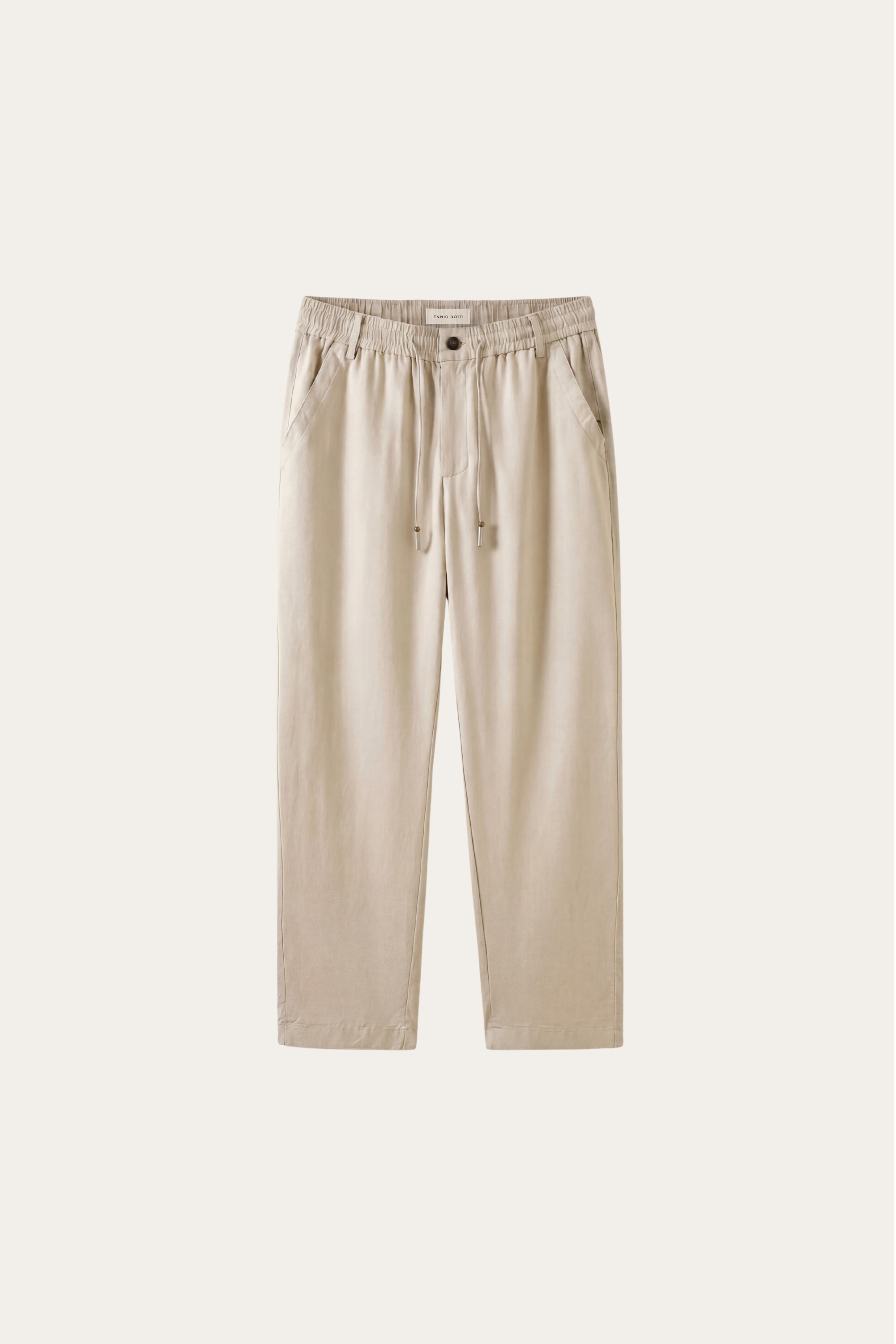Monteria Stretch Linen Trouser Beige