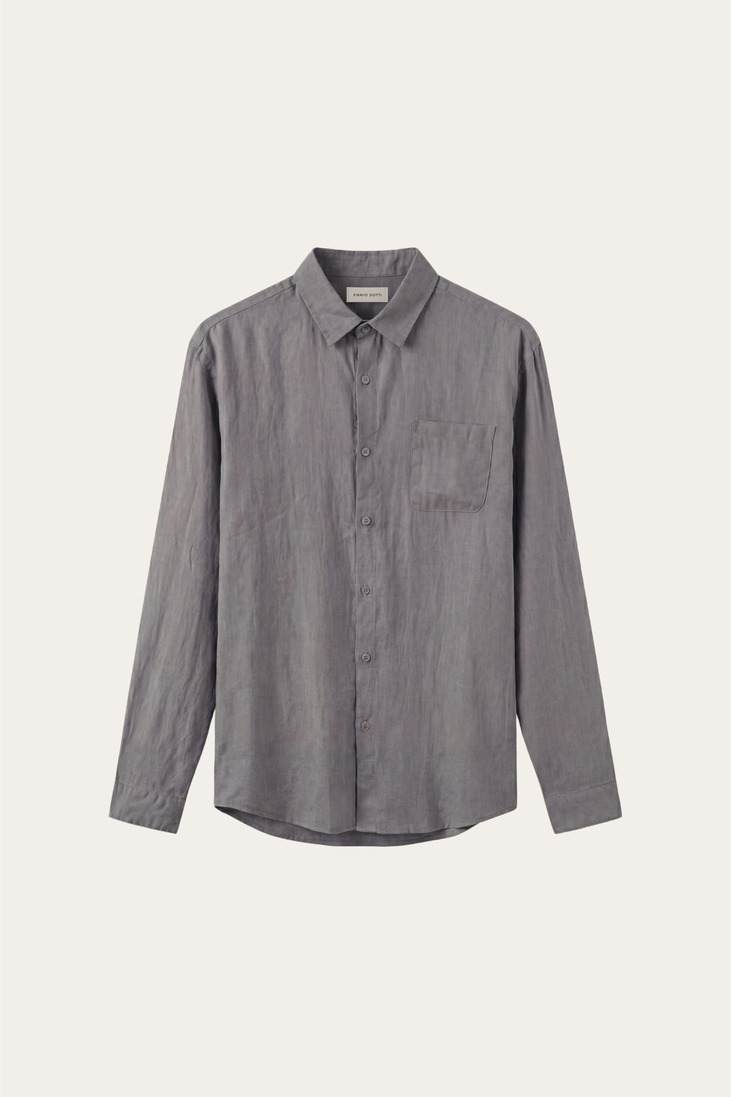 Torino Linen Shirt Grey