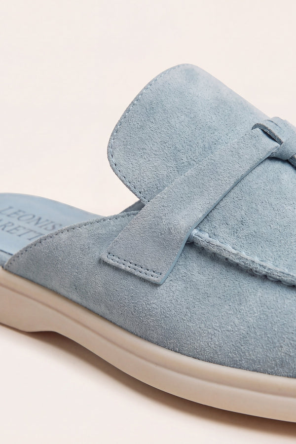 Maretti Buckle Mule Light Blue
