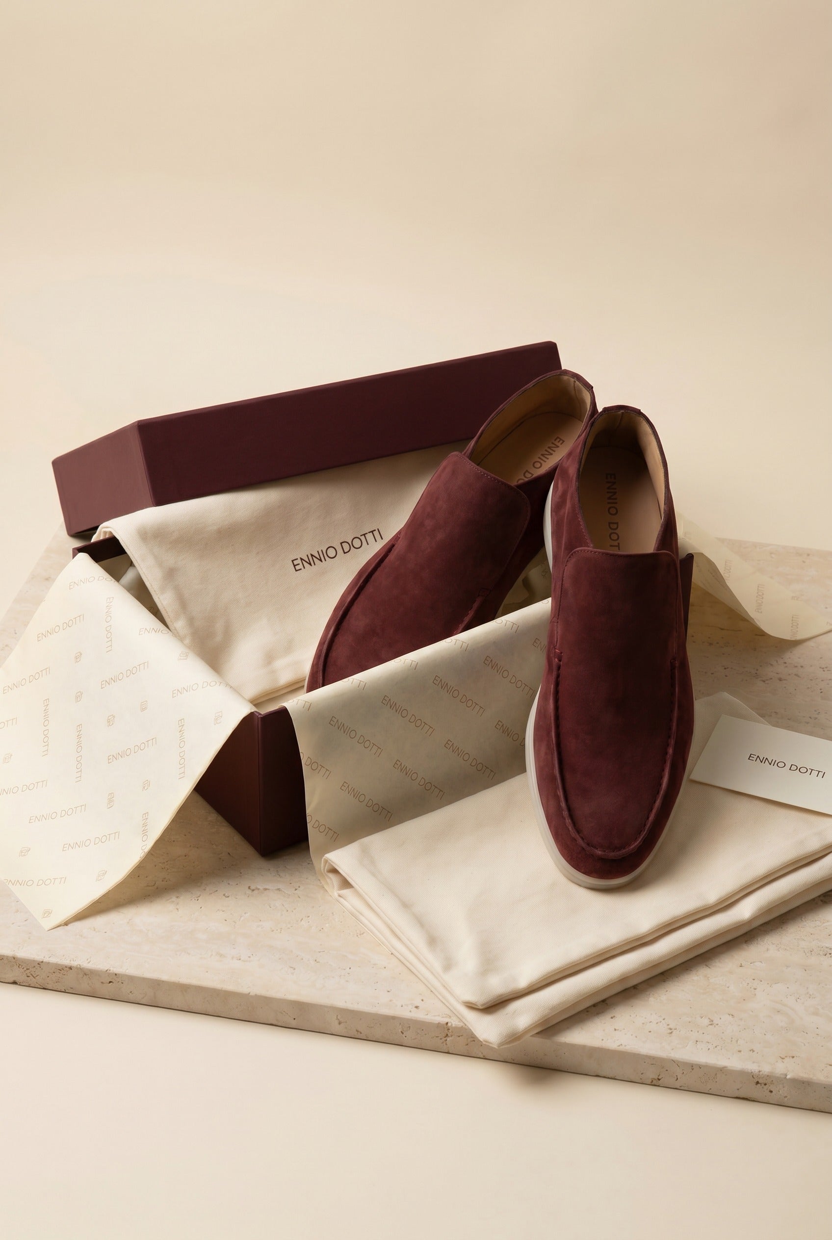Arzano High Top Loafer Burgundy