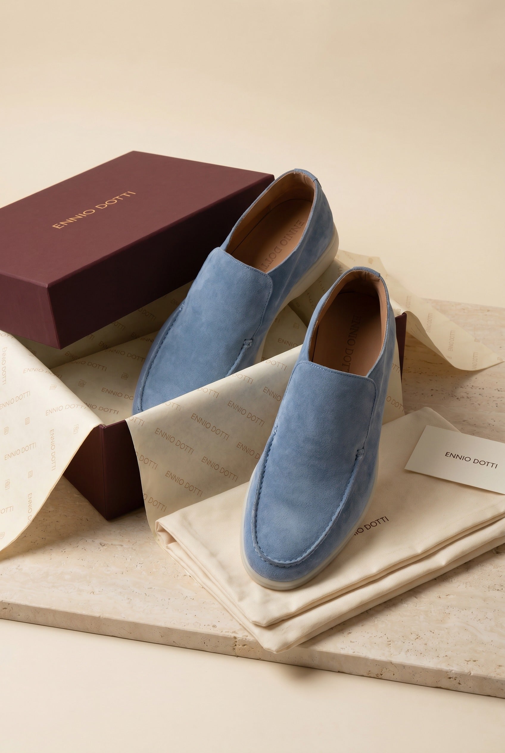 Arzano High Top Loafer Sky Blue