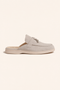 Maretti Buckle Mule Light Beige