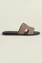 Matera Suede Sandal Taupe