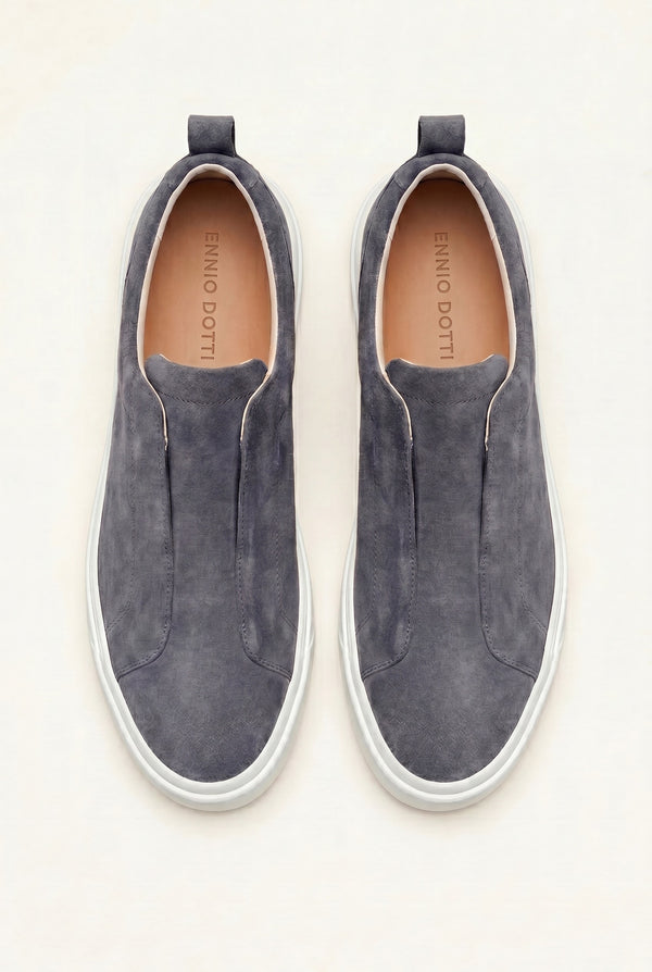LeoMar V1 Suede Slip-On Grey
