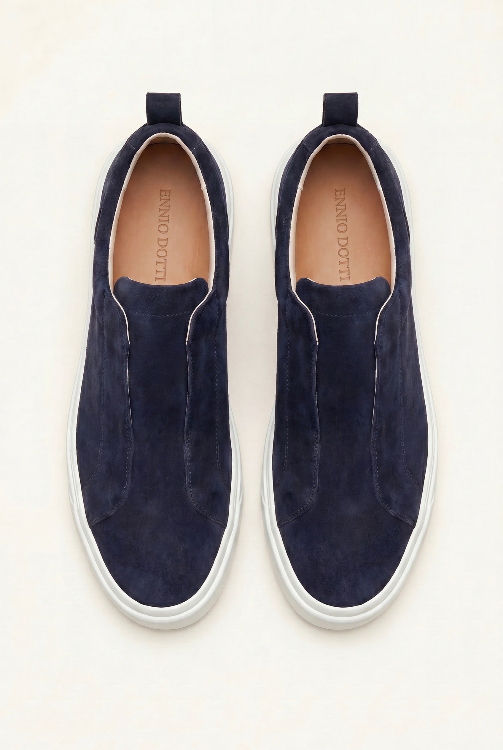 LeoMar V1 Suede Slip-On Navy