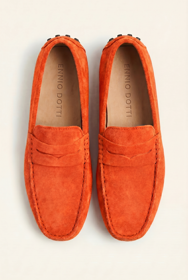 Ravino Driver Loafer Orange