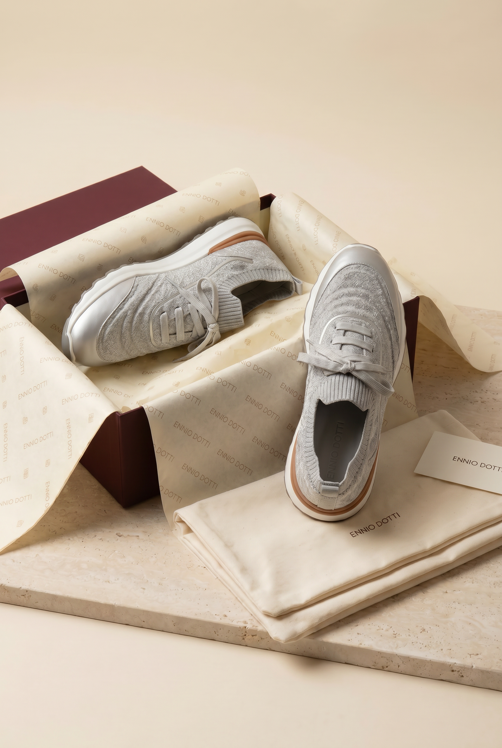 Montero Mesh Sneaker Silver