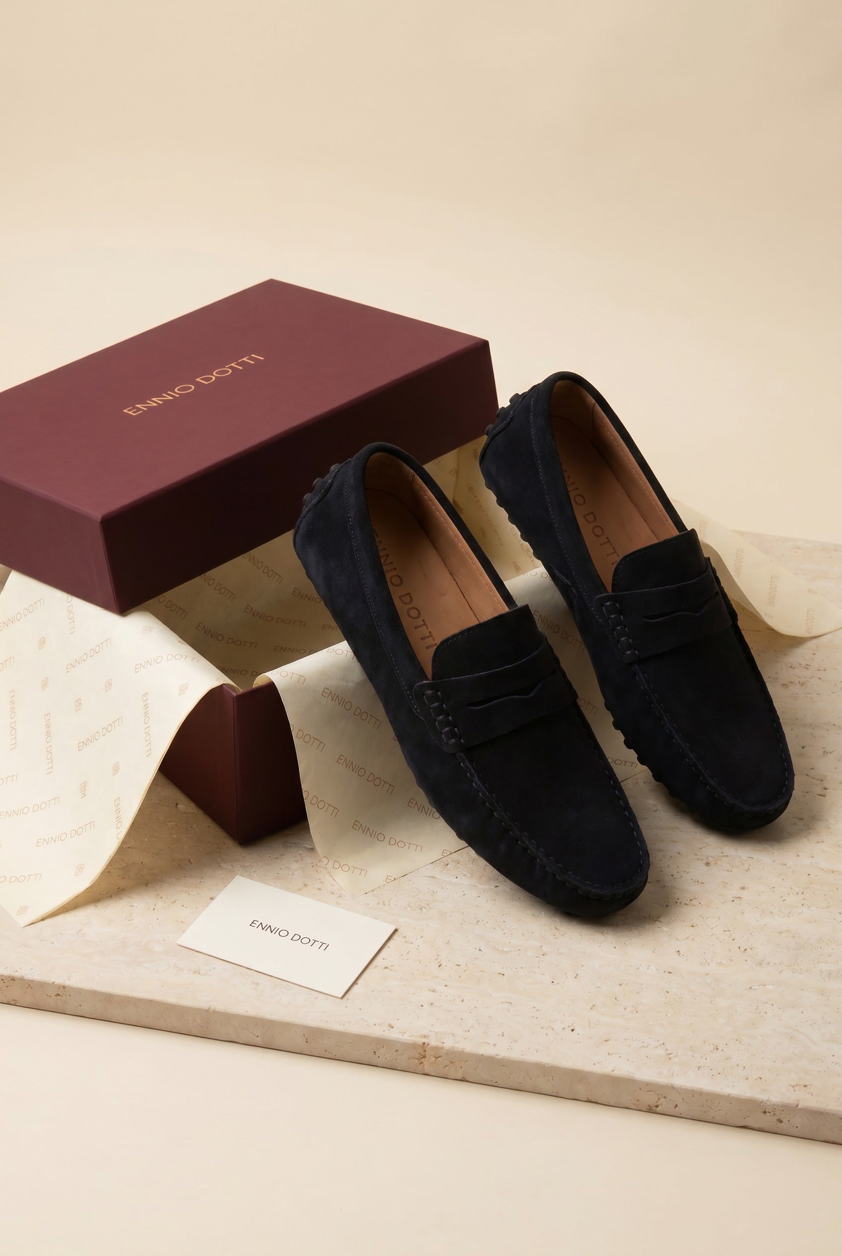 Ravino Driver Loafer Black