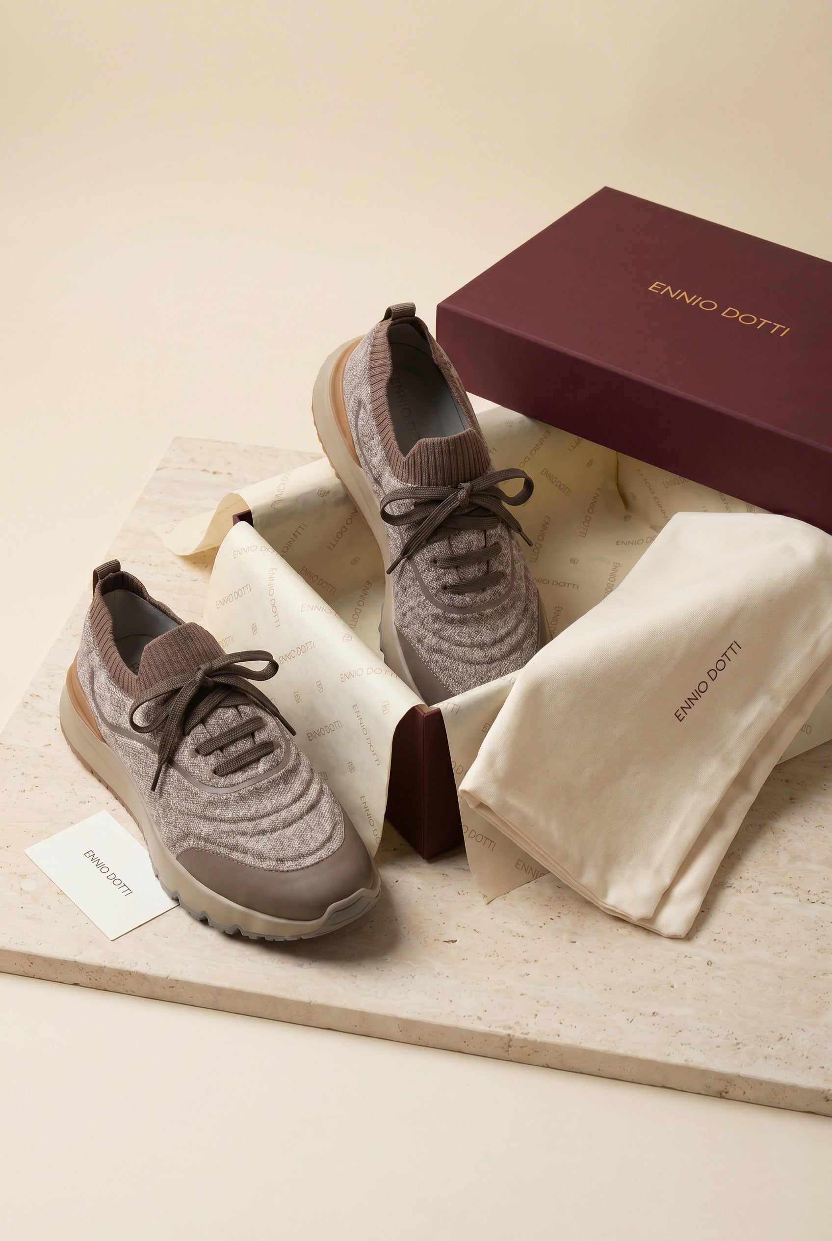 Montero Mesh Sneaker Taupe