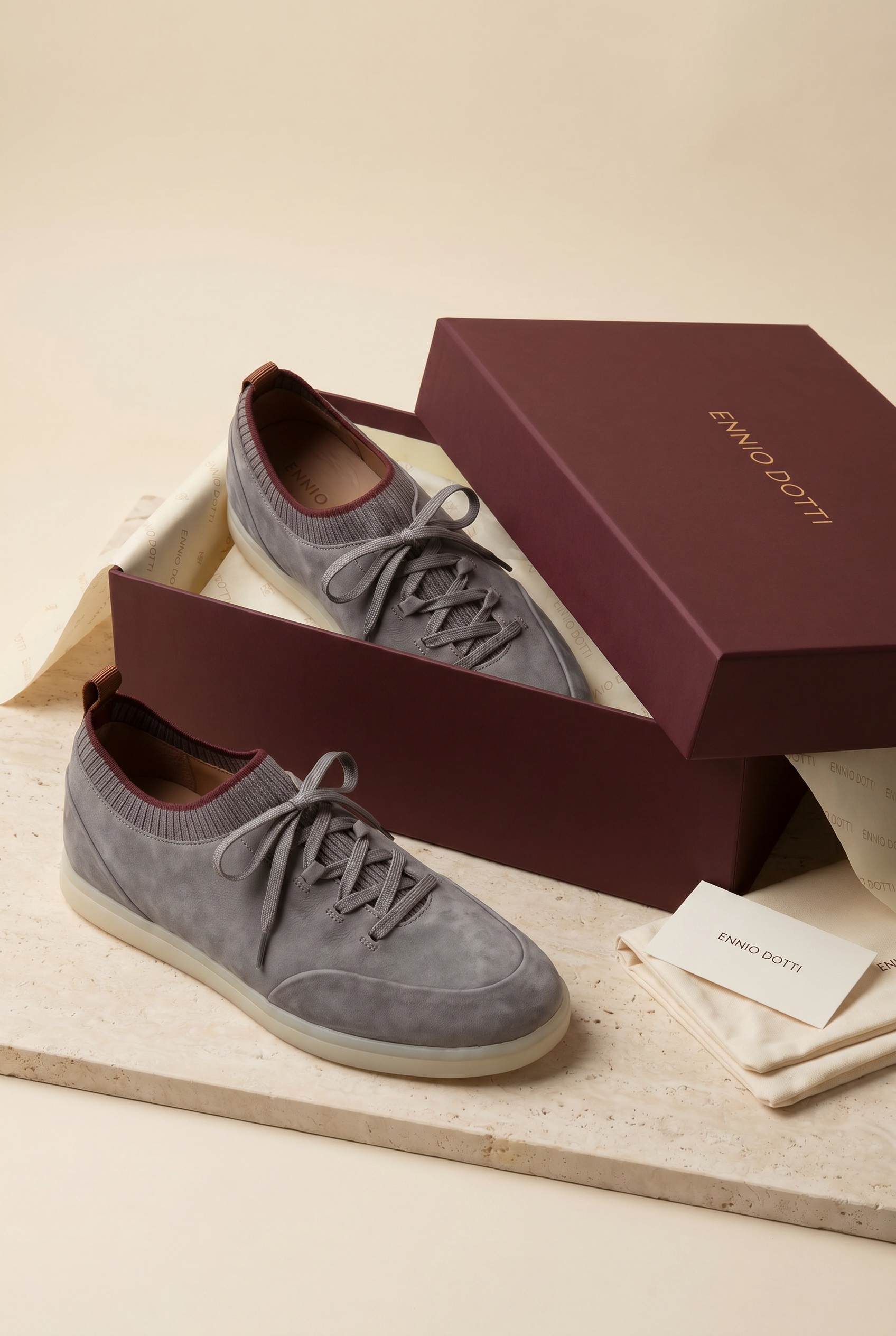 Solano Suede Slip-On Grey