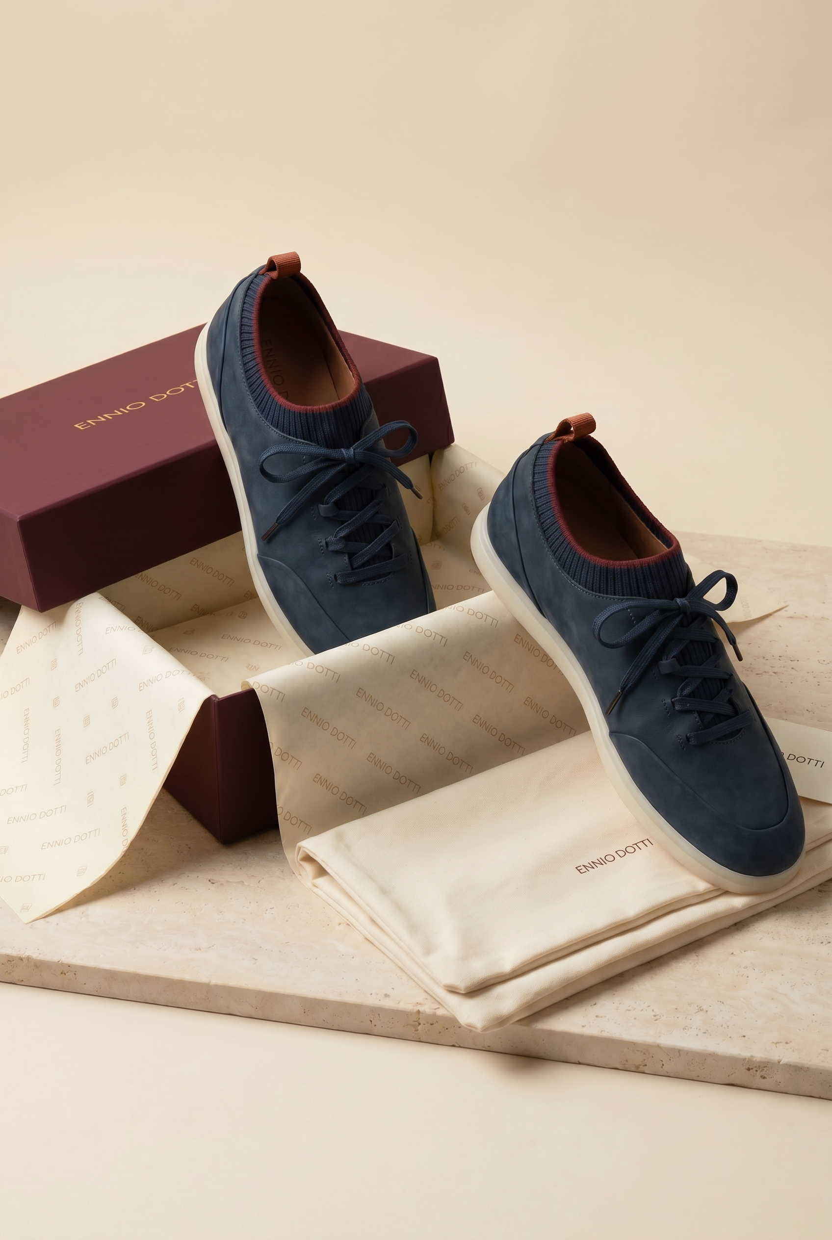 Solano Suede Slip-On Blue