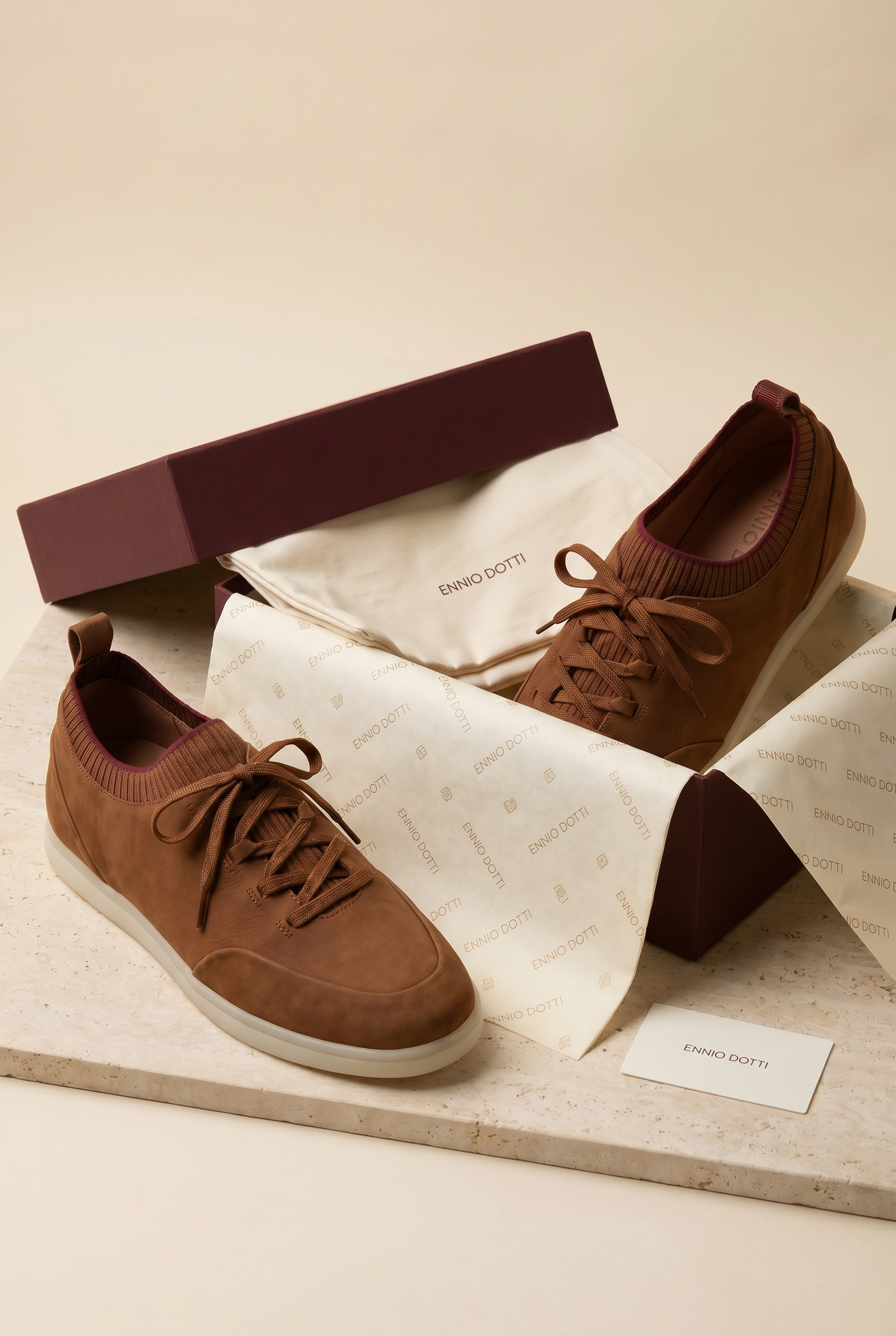 Solano Suede Slip-On Brown