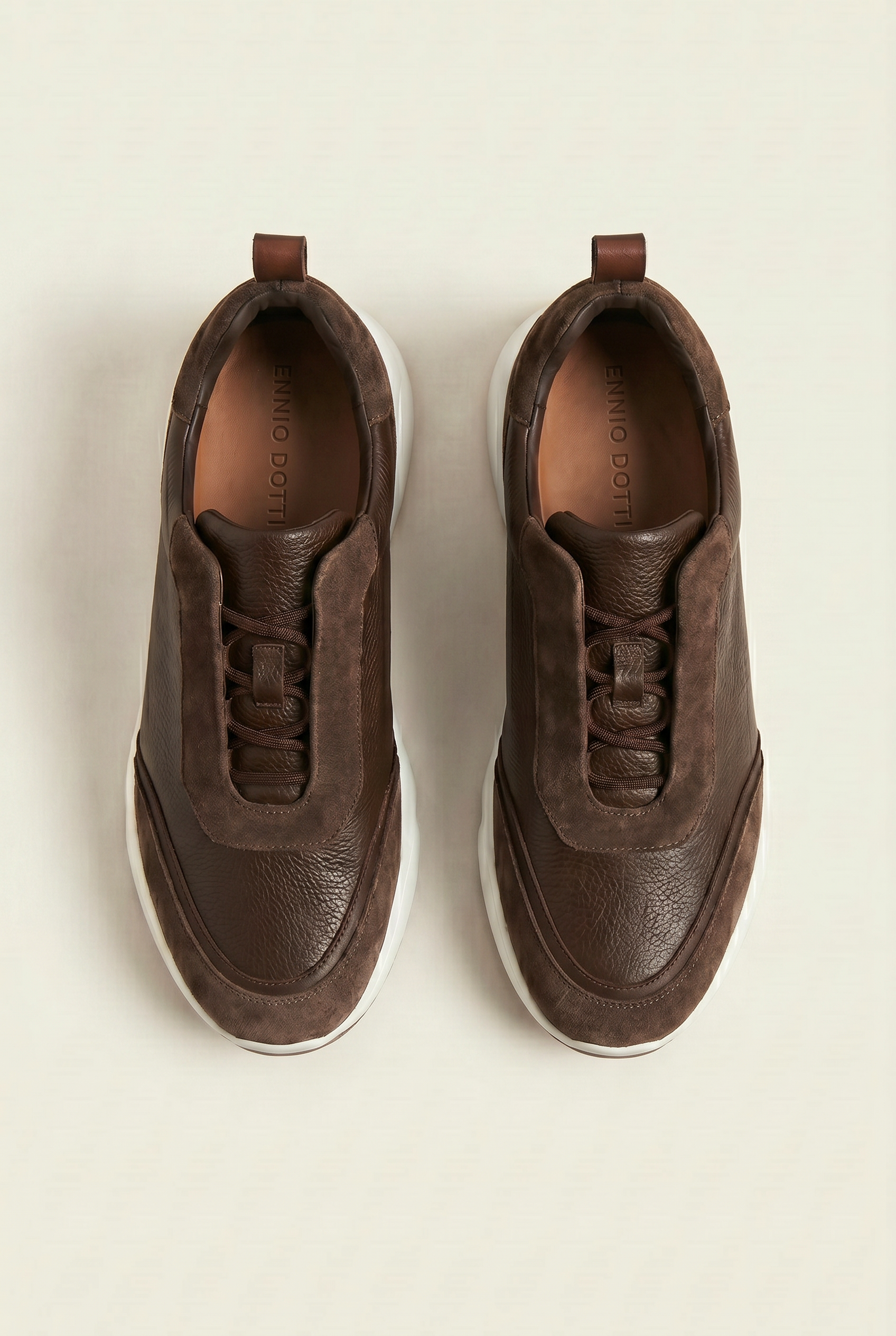 Solano Leather Slip-On Dark Brown