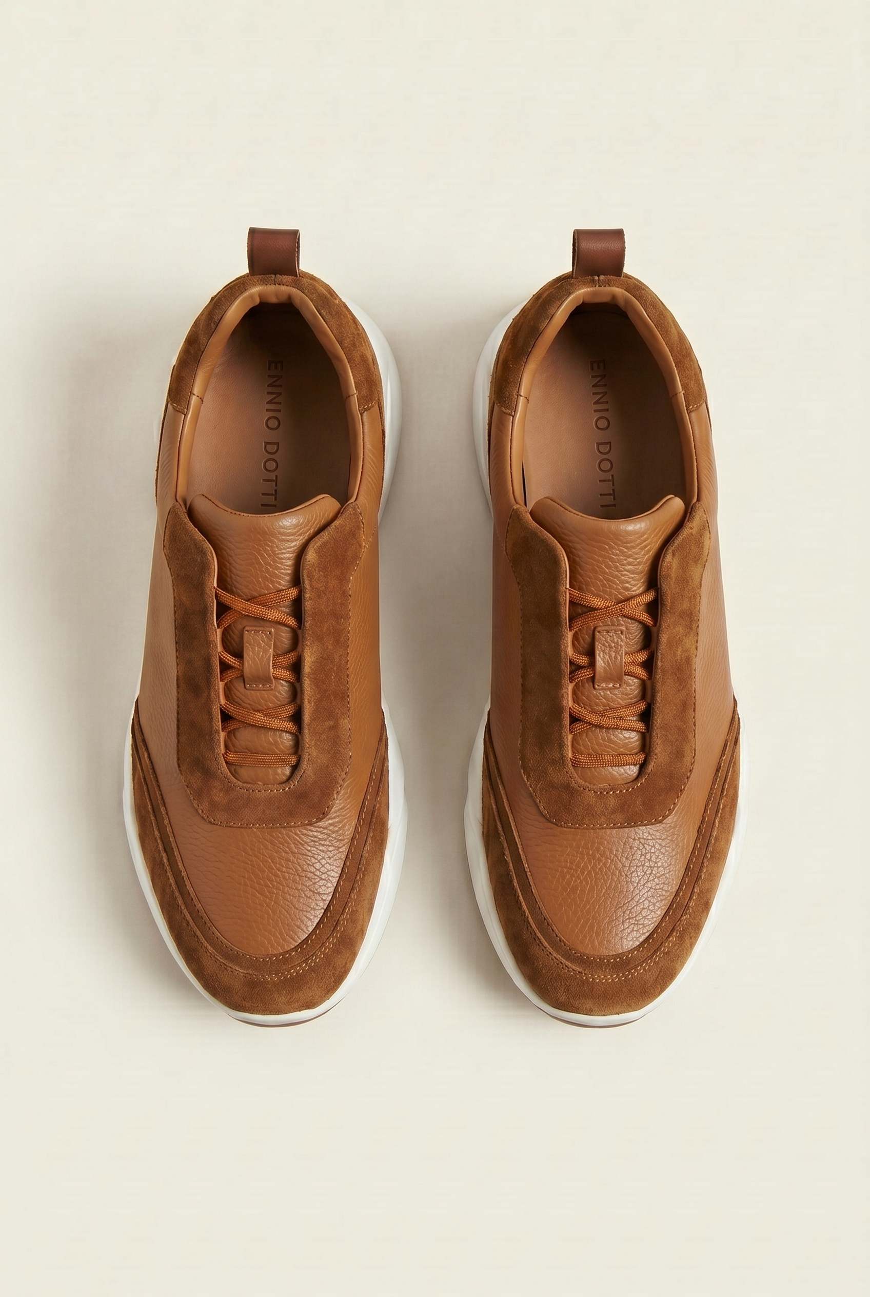 Solano Leather Slip-On Caramel Brown