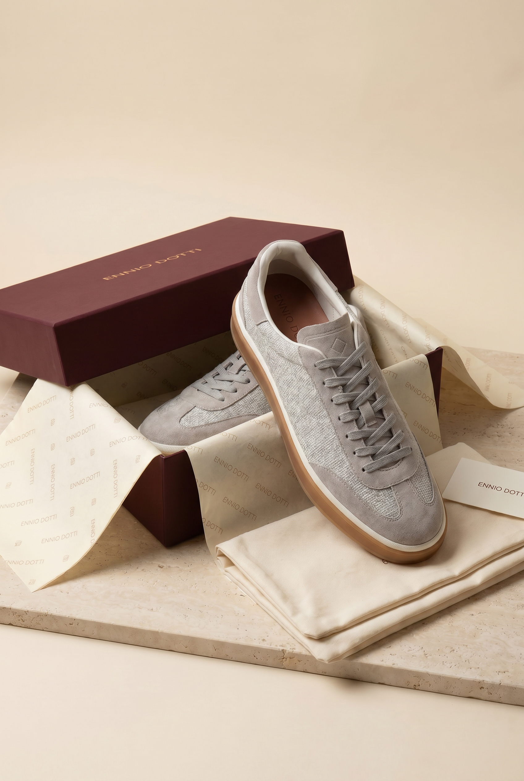 Varello Tennis Walk Sneaker Ash Grey