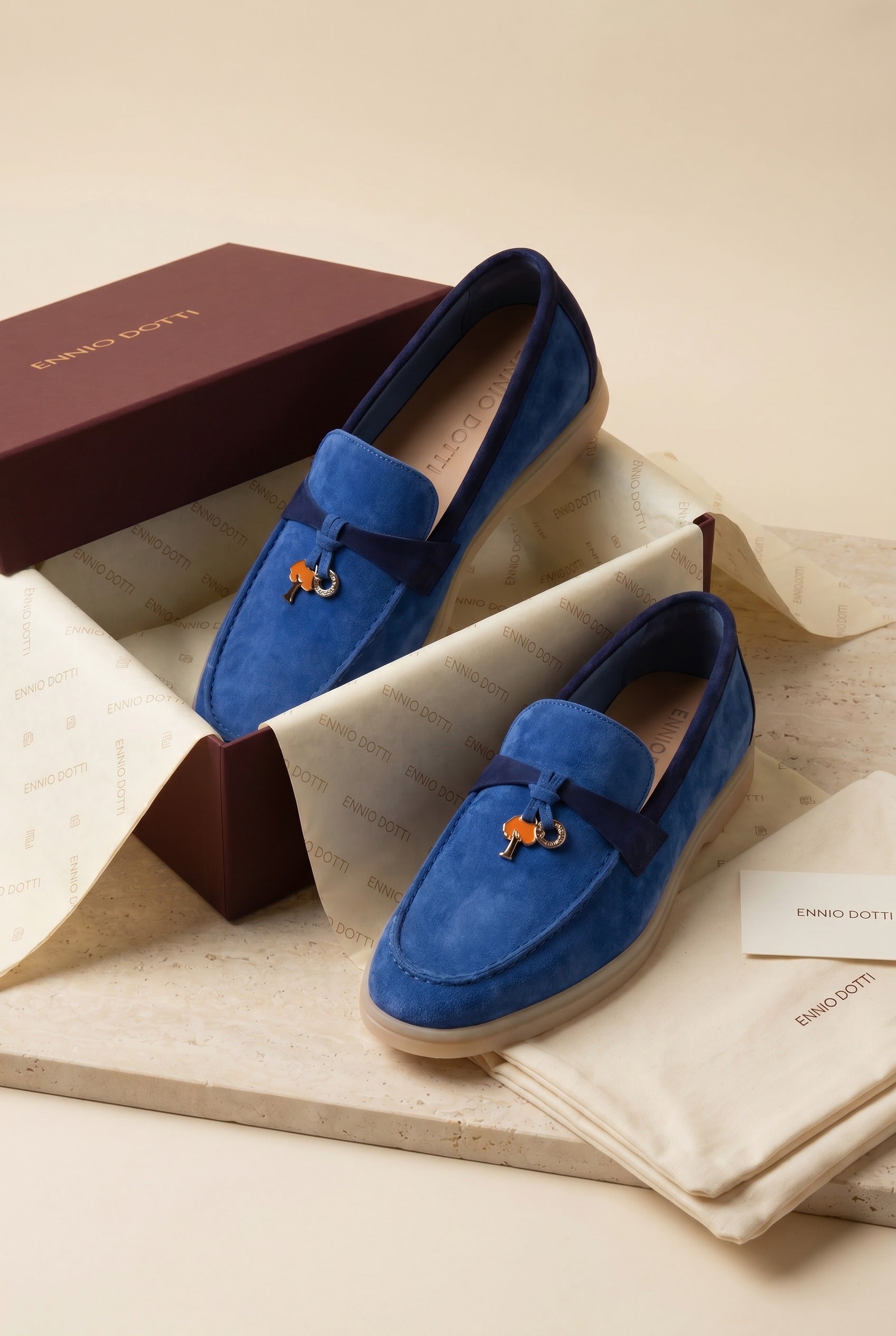 Avenza Buckle Loafer Royal Blue