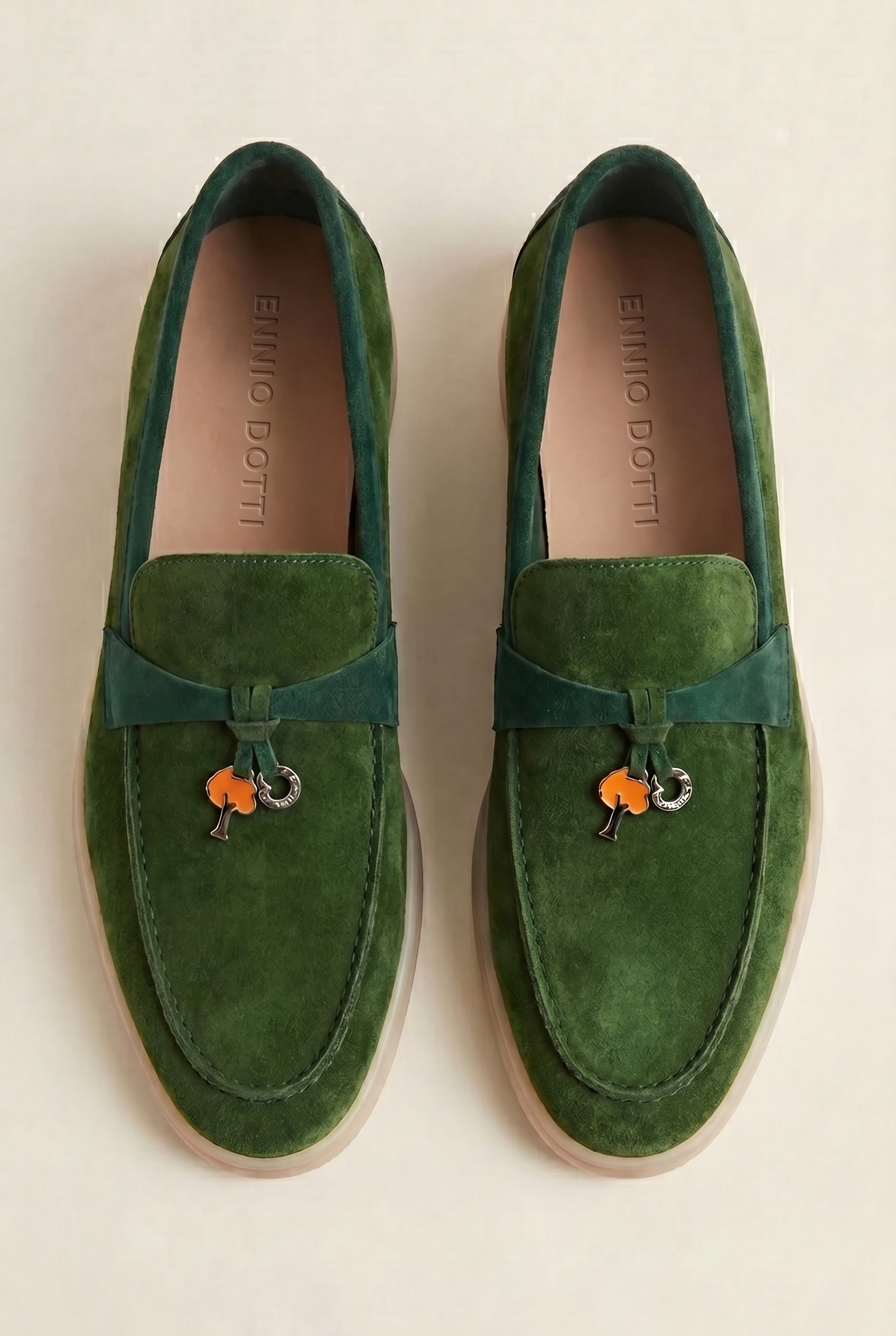 Avenza Buckle Loafer Forest Green