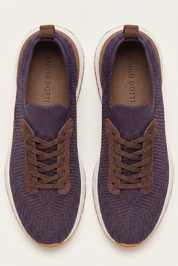 Avelino Mesh Runner Dark Purple