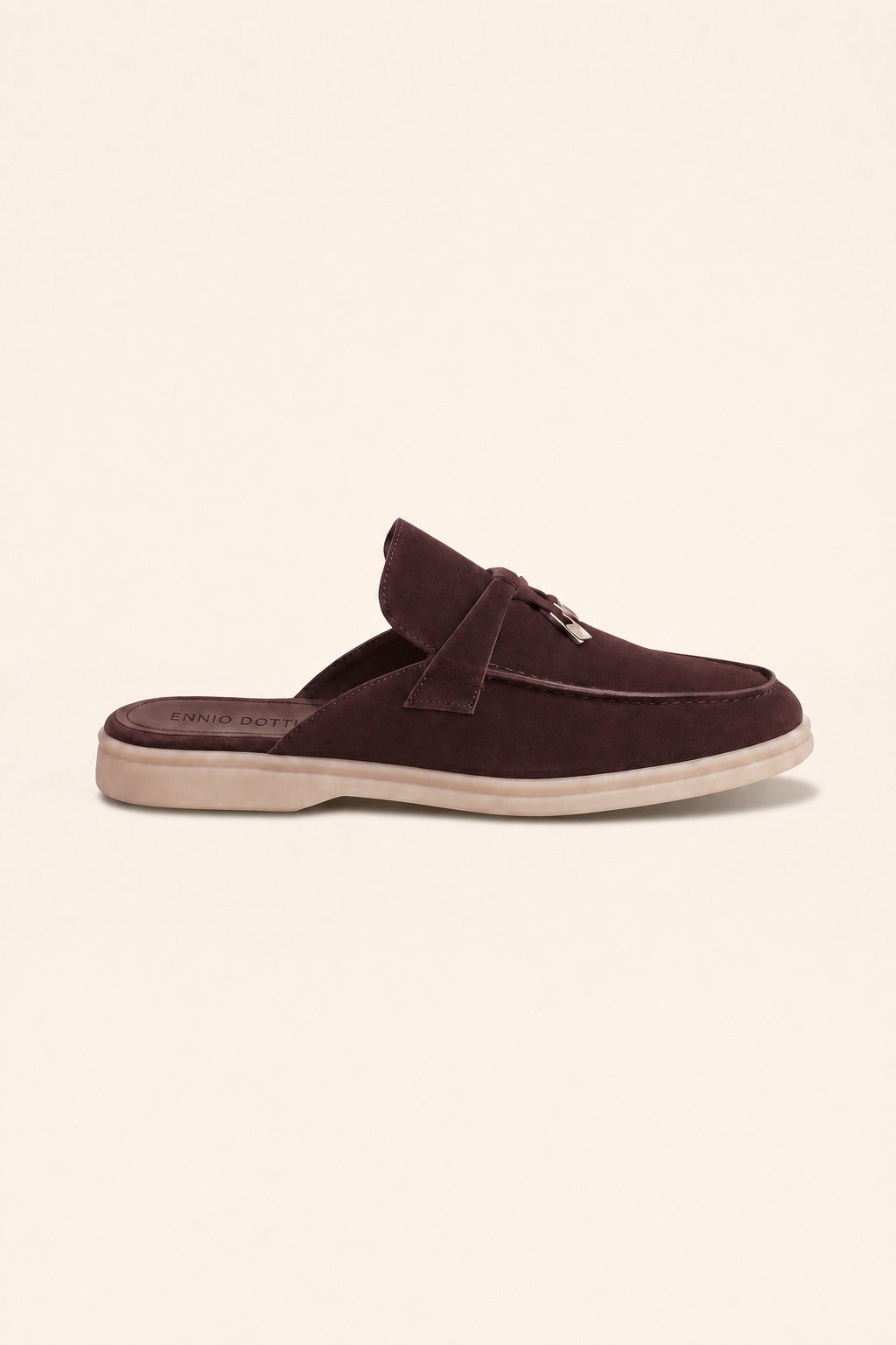 Maretti Buckle Mule Burgundy