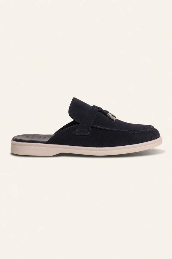 Maretti Buckle Mule Black