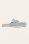 Maretti Buckle Mule Light Blue