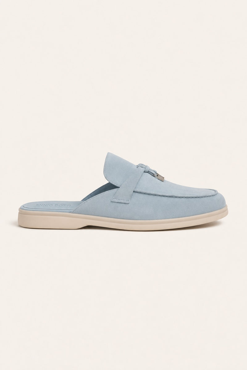 Maretti Buckle Mule Light Blue