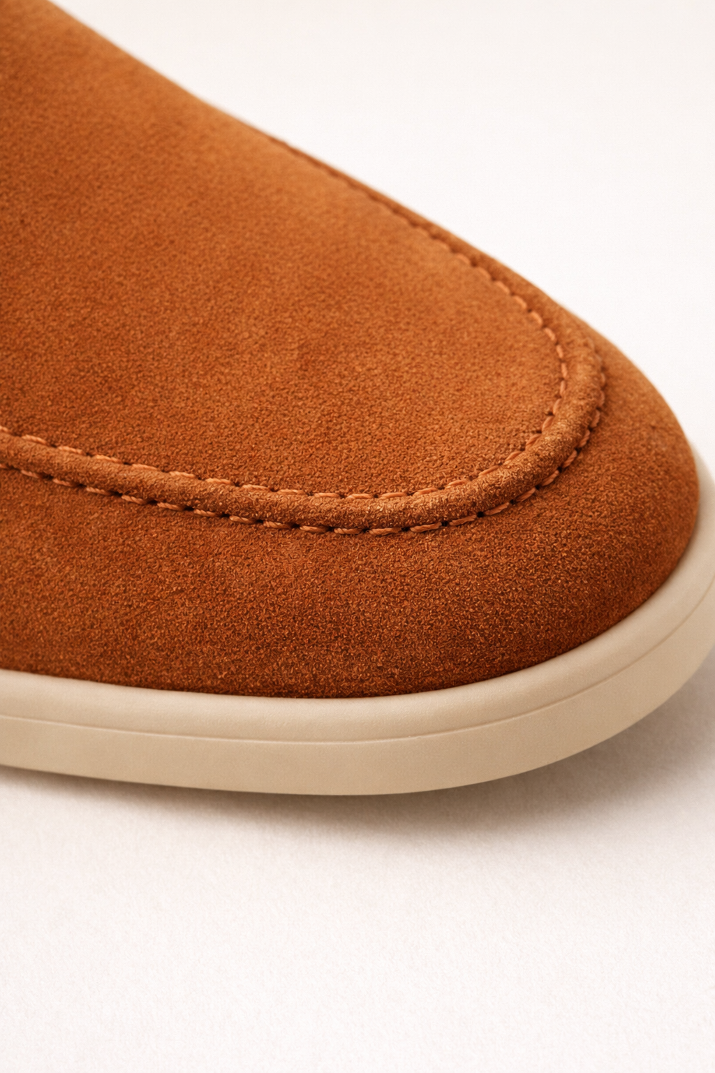 Ennio Suede Loafers Terracotta