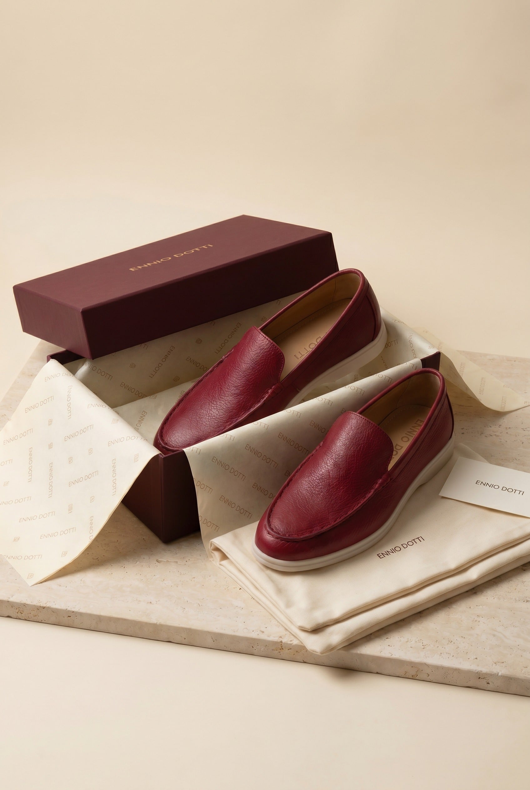 Alvero Dressed Loafer Burgundy
