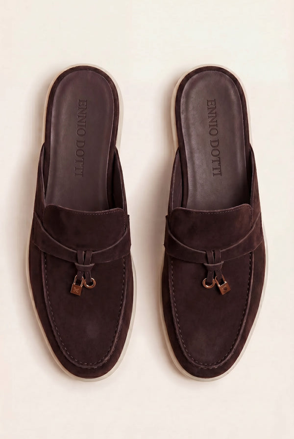 Maretti Buckle Mule Burgundy