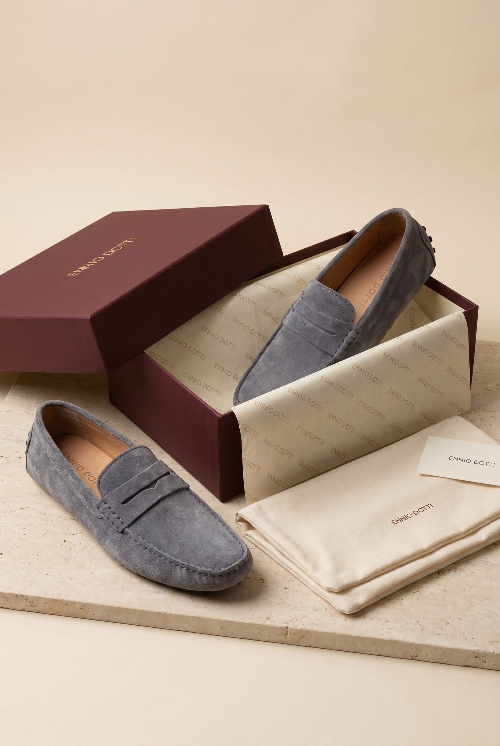 Ravino Driver Loafer Grey