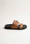 Cellini Leather Slide Cognac