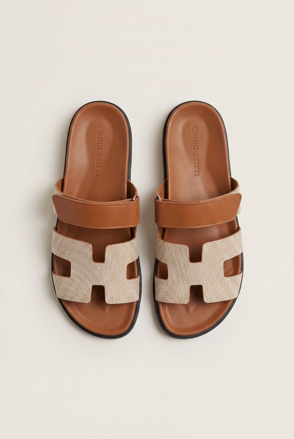 Corsano Sandal Tan / Cream Top