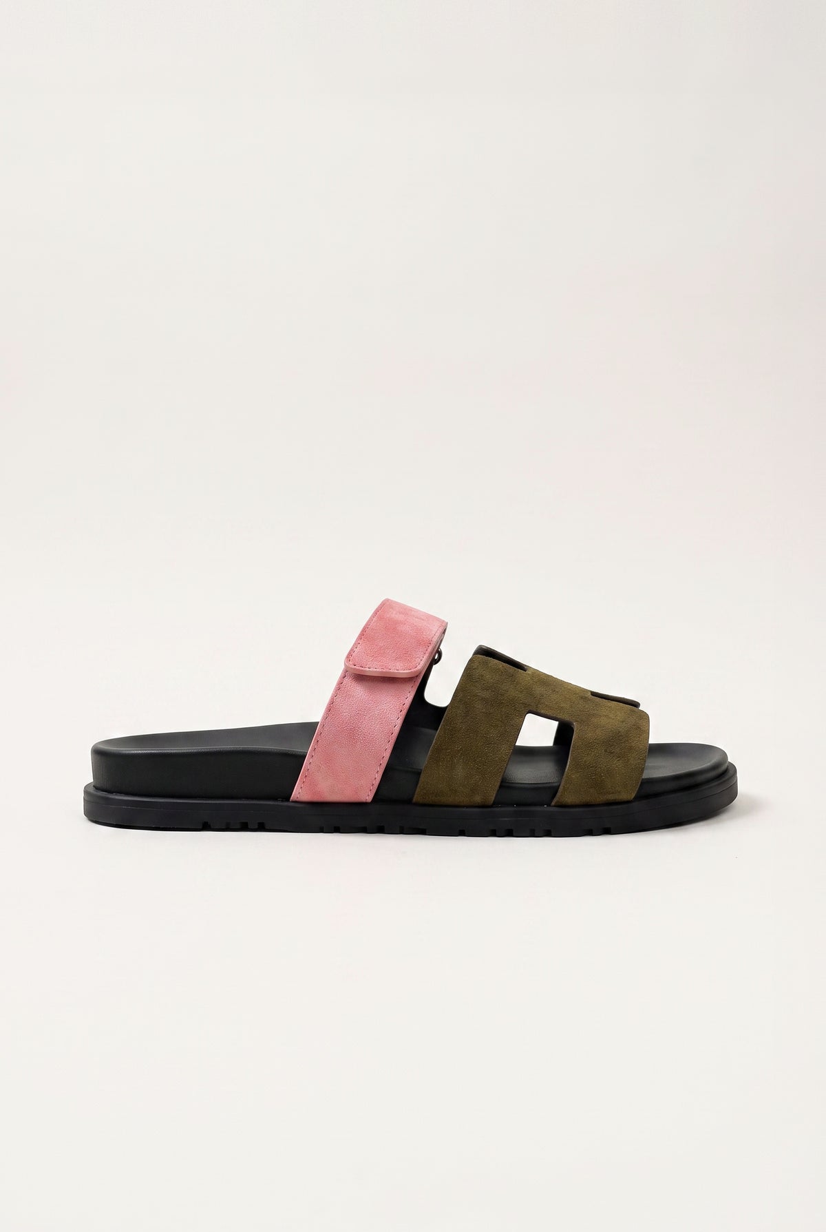 Corsano Suede Sandal Pink / Olive