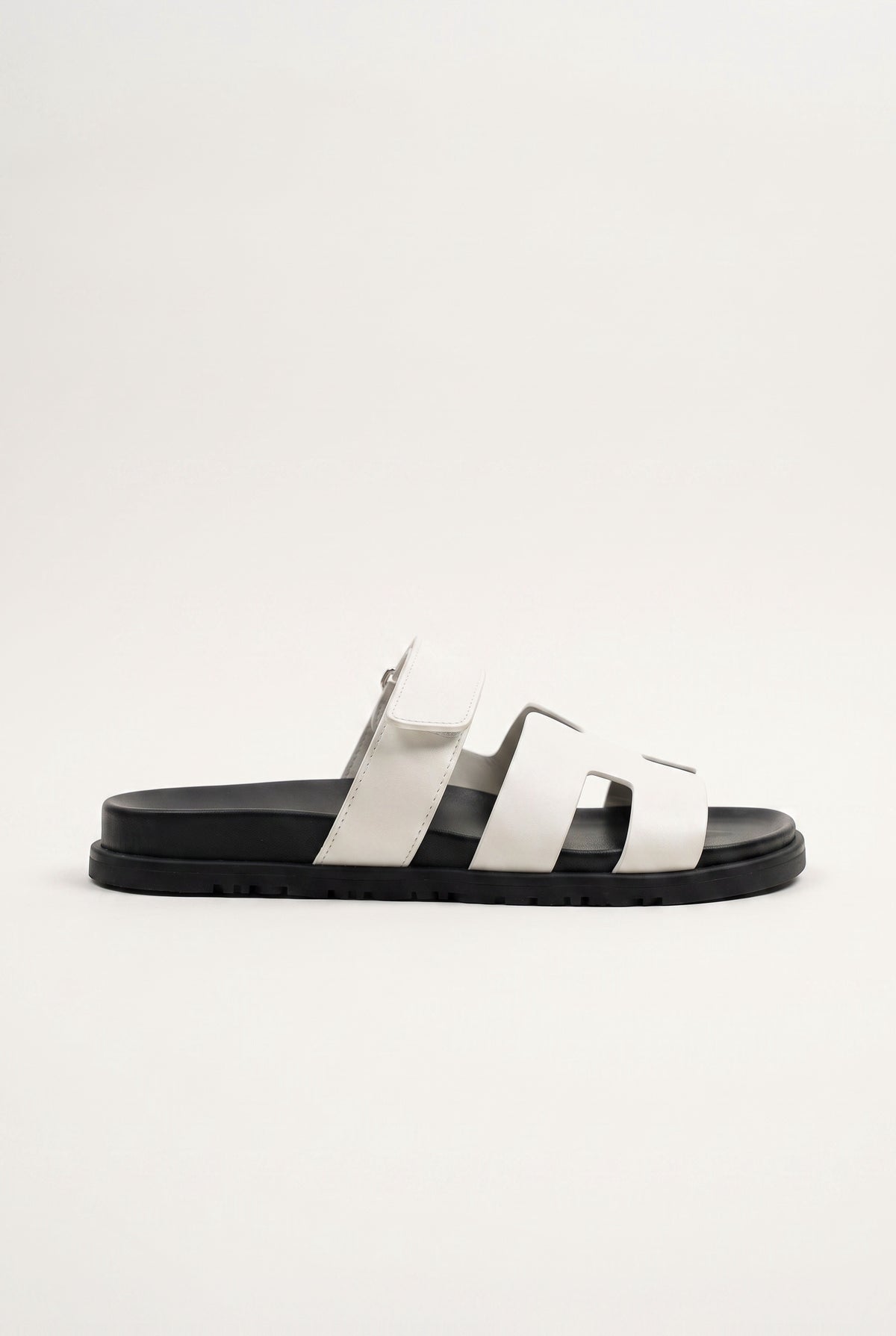 Corsano Leather Sandal White Side