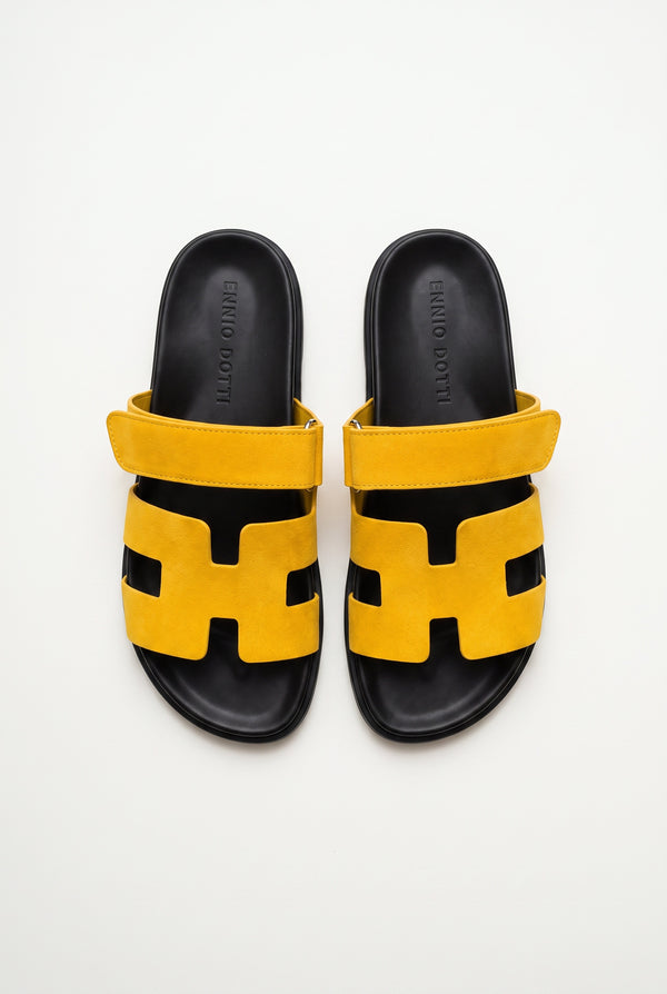 Corsano Suede Sandal Yellow Top