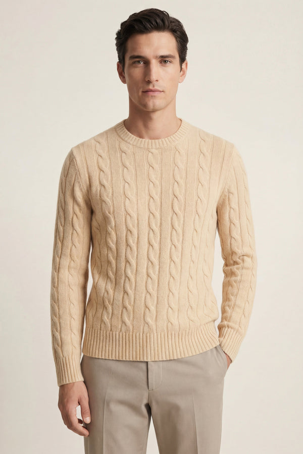 Soreno Cashmere Knit Beige