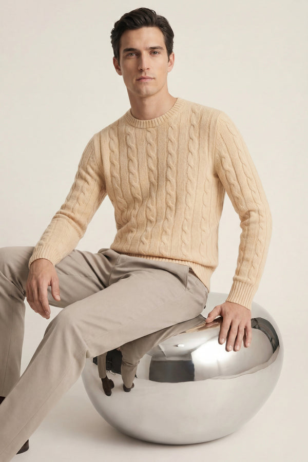 Soreno Cashmere Knit Beige