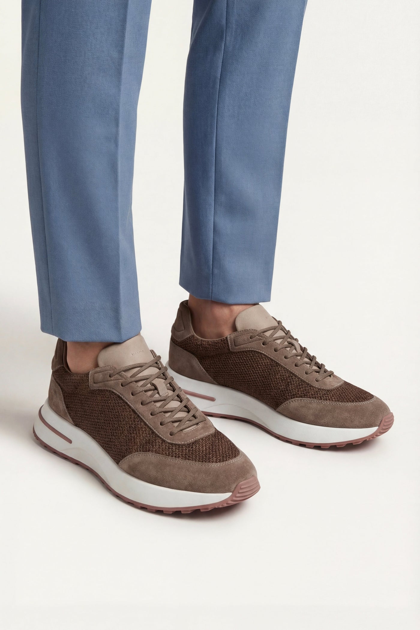 Rivaro Mesh Sneaker Dark Brown