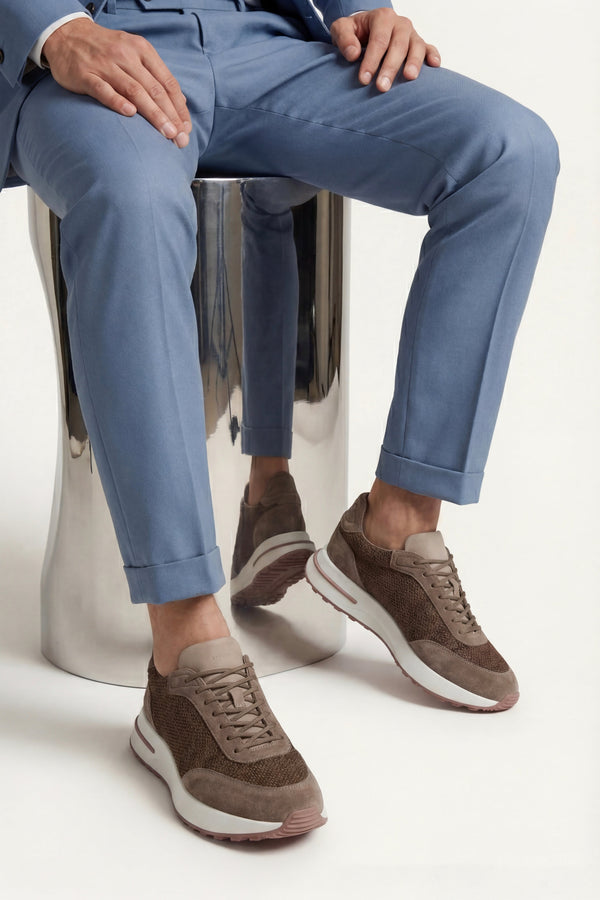 Rivaro Mesh Sneaker Dark Brown