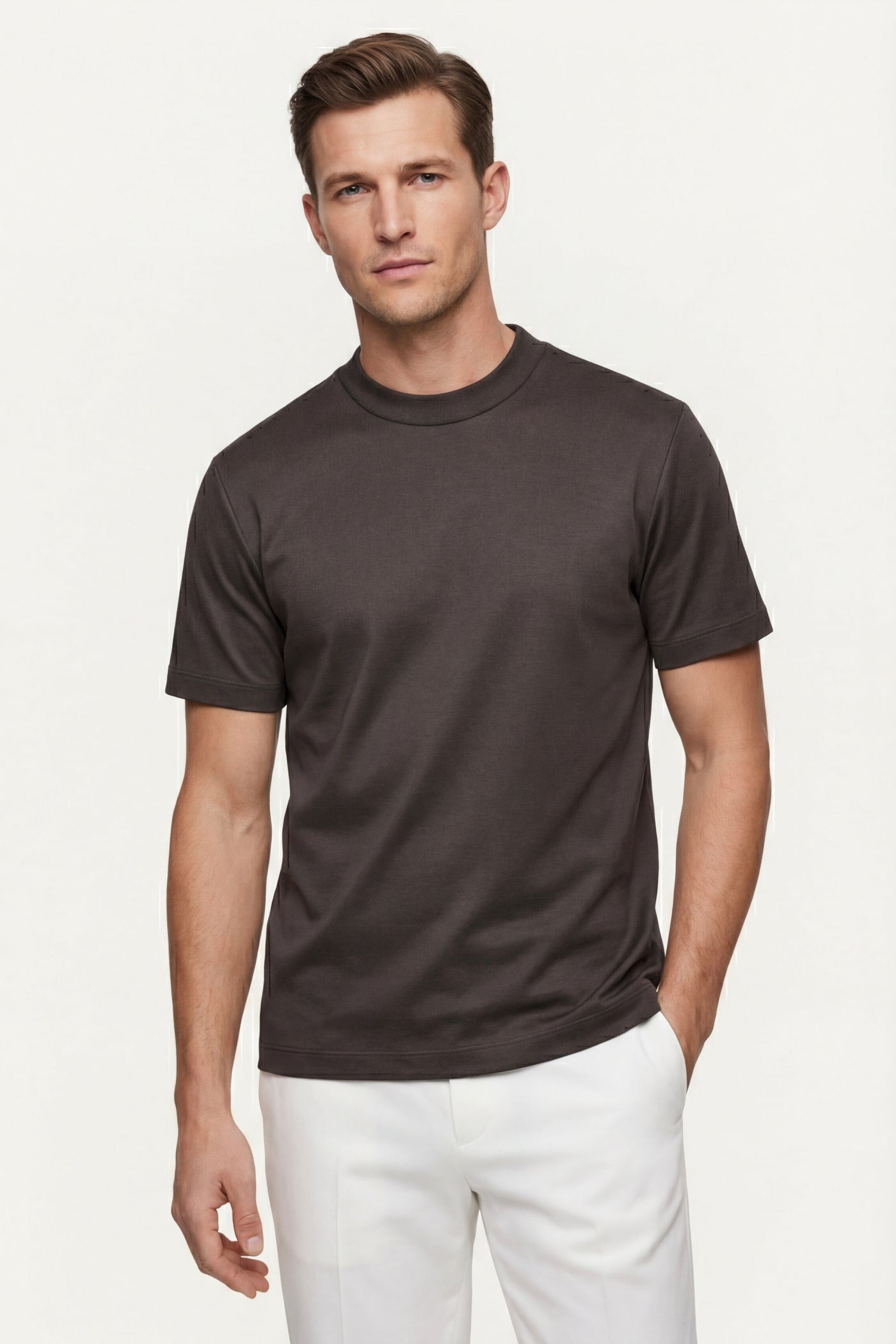The Caminia Set — Eterna Tee Grey