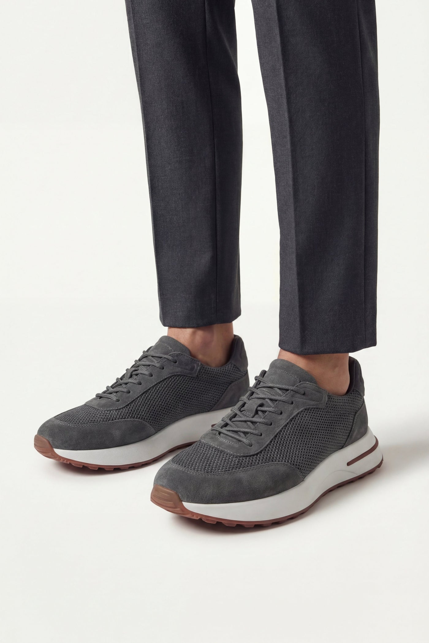 The Vantacici Set — Rivaro Mesh Sneaker Dark Grey