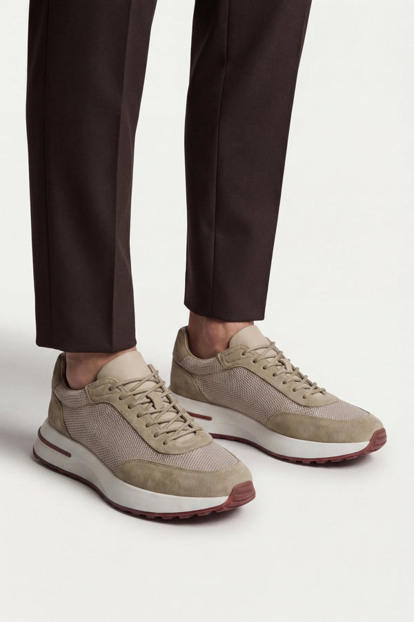 Rivaro Mesh Sneaker Light Khaki