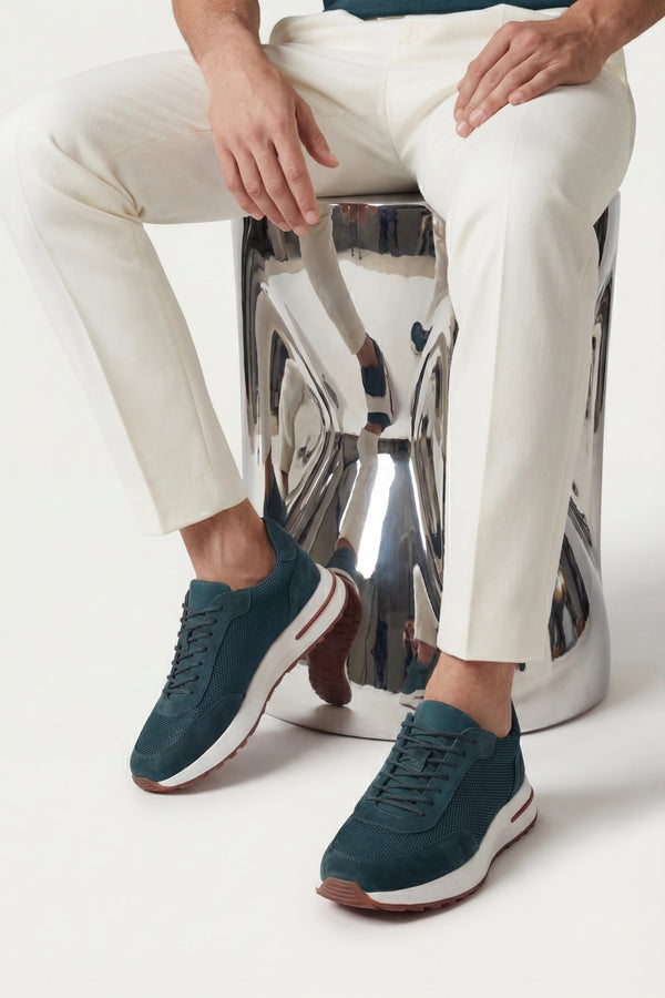 Rivaro Mesh Sneaker Turquoise