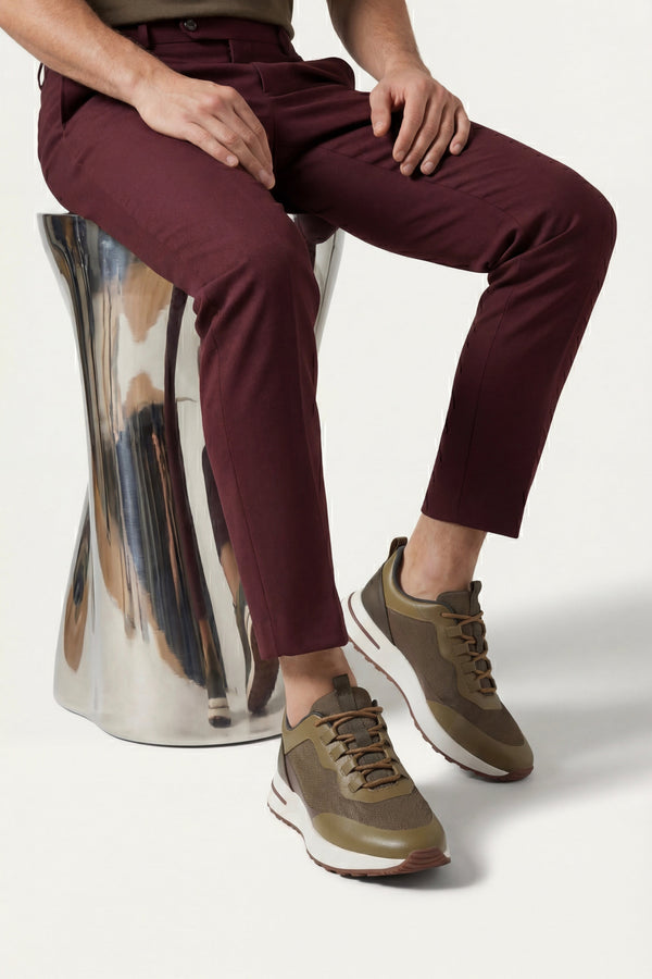 Maretti Sneaker Olive Brown