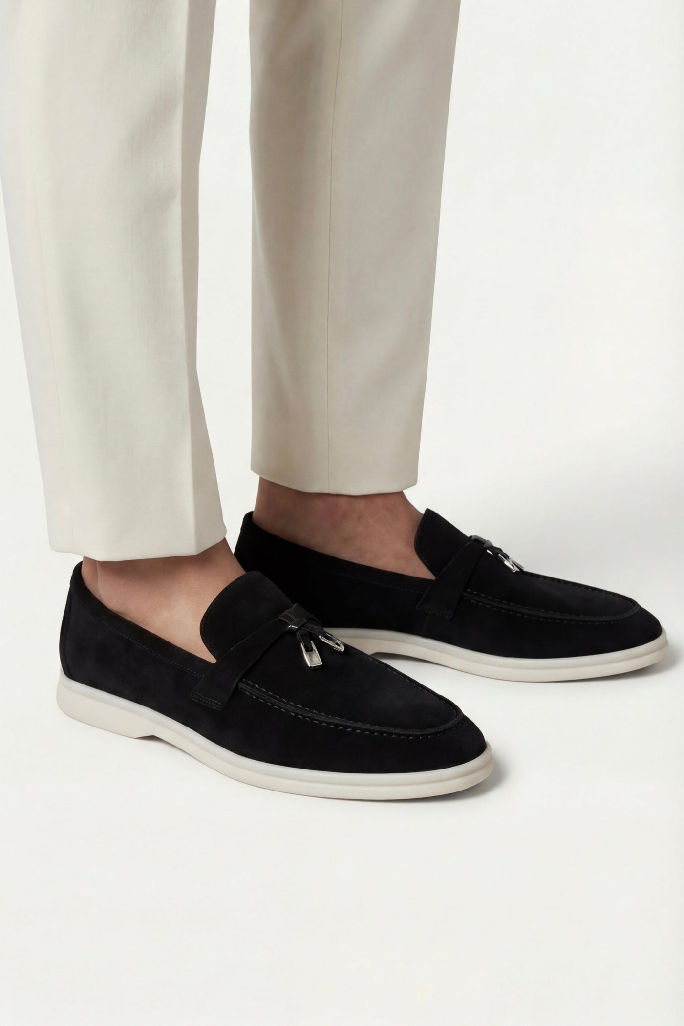 The Montauro Set — Ennio Buckle Loafer Black