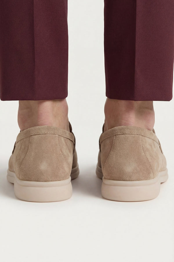 Leonis Buckle Loafer Taupe Brown
